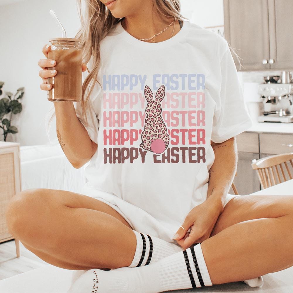 Happy Easter Bunny PNG Bundle, Easter Bunny Png - 300 DPI Design for