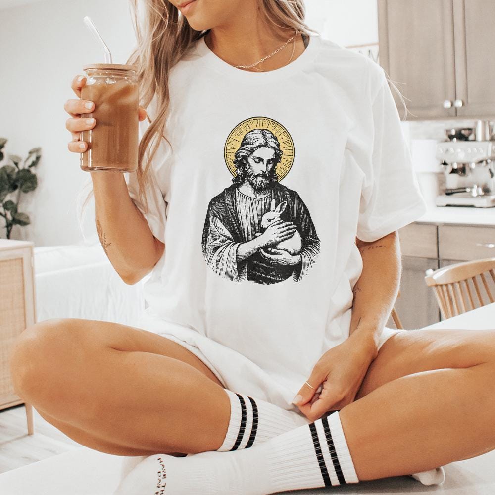 Easter Digital Art, Jesus PNG - 300 DPI Design for T-Shirt
