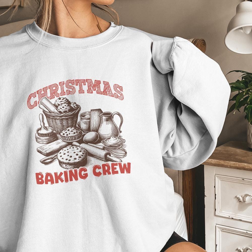 Christmas Cookie Baking Crew Png, Holiday Baking Crew Sublimation - 300