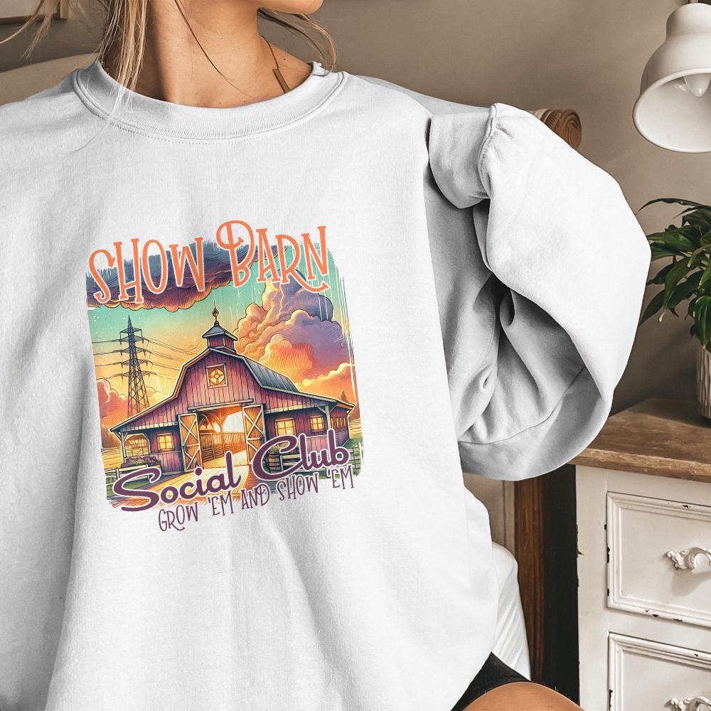 Show Barn Social Club PNG, Stock Show PNG - 300 DPI Design for T-Shirt