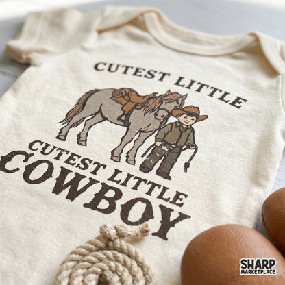 Sublimation design file with a distressed, hand-drawn illustration of a kid in a cowboy hat and vest beside a pony, perfect for trendy youth shirts.