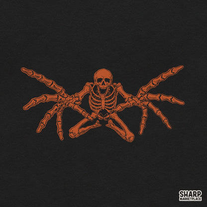 Creepy Spider Skeleton Monster with Eight Bone Legs