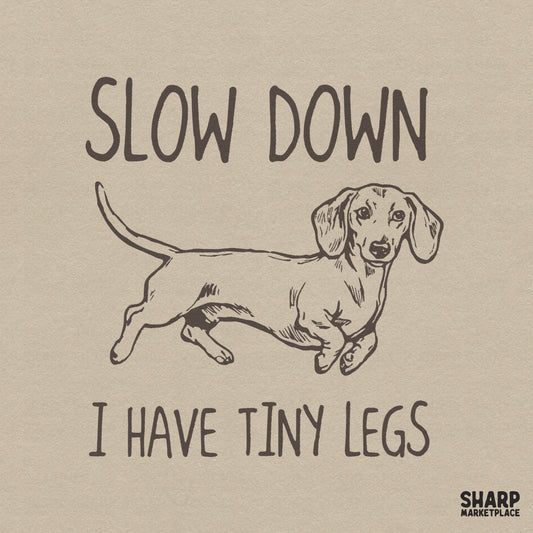 Slow Down I Have Tiny Legs Dachshund PNG, Shirt Png - 300 DPI Design for