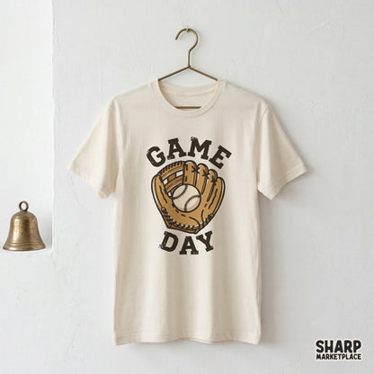 High-resolution baseball PNG design with a nostalgic sports aesthetic, perfect for DIY game day apparel, heat transfers, and personalized sports gifts.