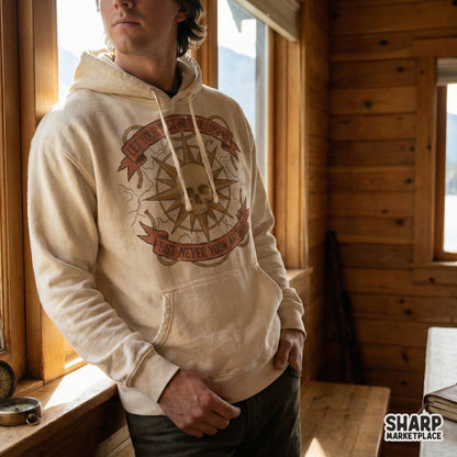 Let Your Past Be Your Compass PNG, Skull Nautical Design - 300 DPI Design