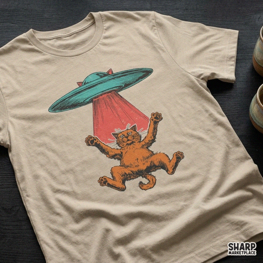 Orange Cat Abducted by Alien UFO Spaceship, Popular