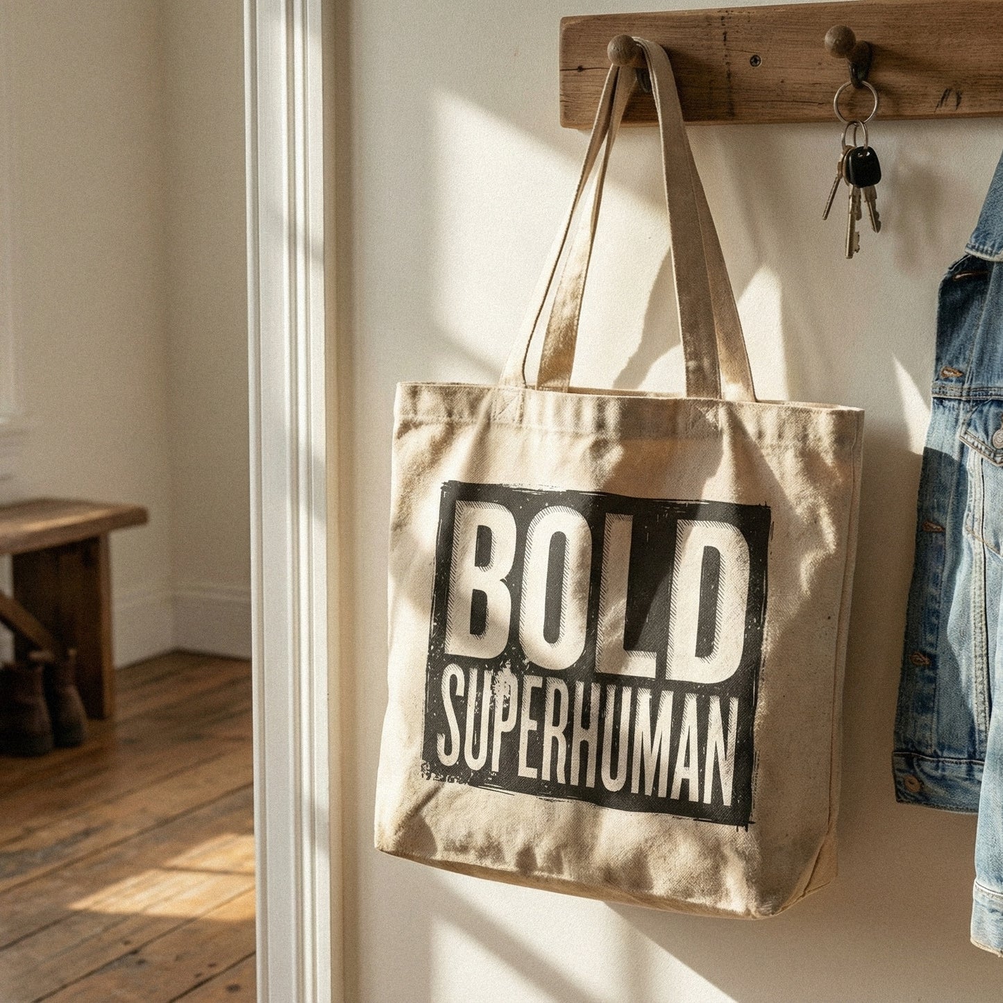 Bold Superhuman PNG, Motivational Word Art PNG - 300 DPI Design for T-Shirt