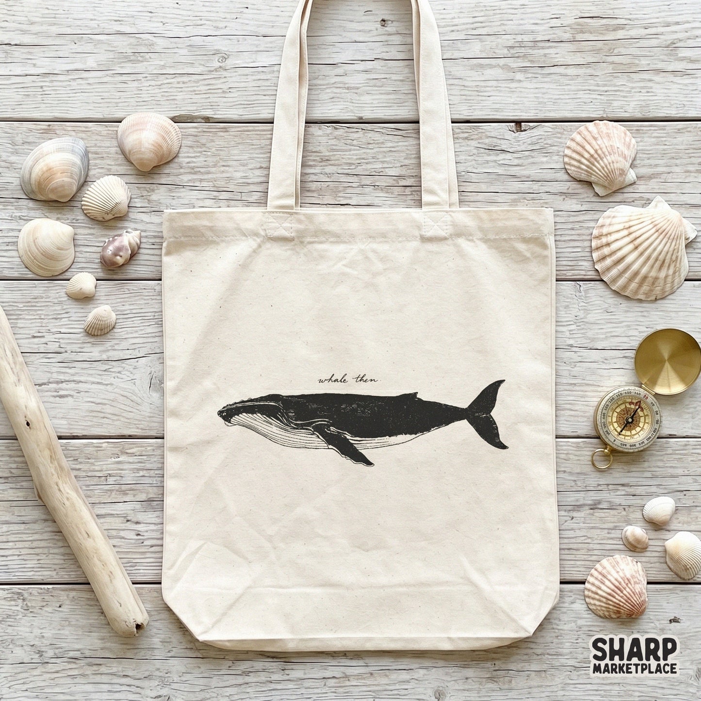 Whale Then funny animal pun PNG for sarcastic minimalist ocean meme t-shirts and beach sublimation apparel design