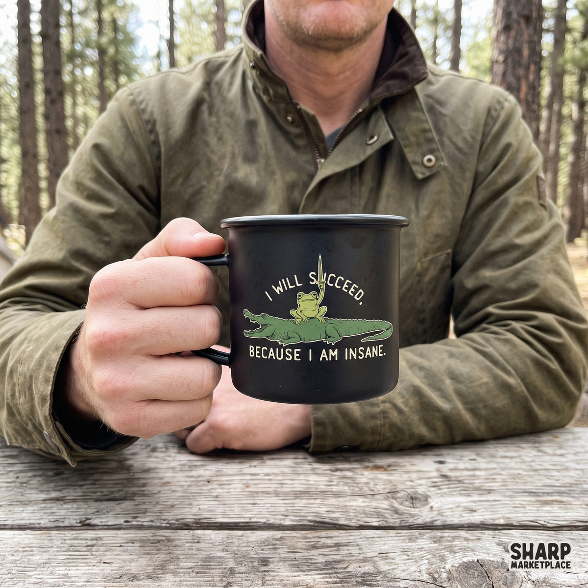 Sarcastic dark frog PNG design with funny quote for t-shirt sublimation and stickers