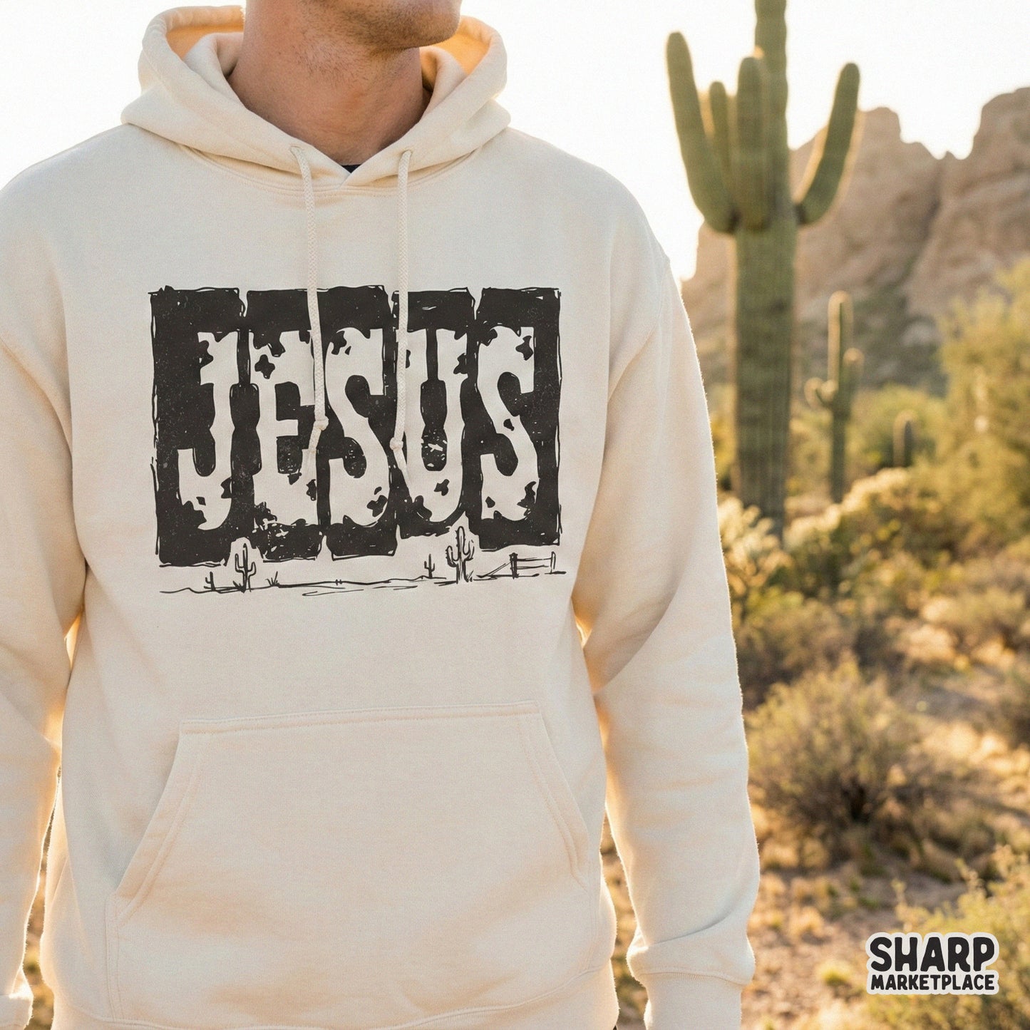 Jesus Western Vintage Shirt PNG, Christian Faith Tee Sublimation - 300