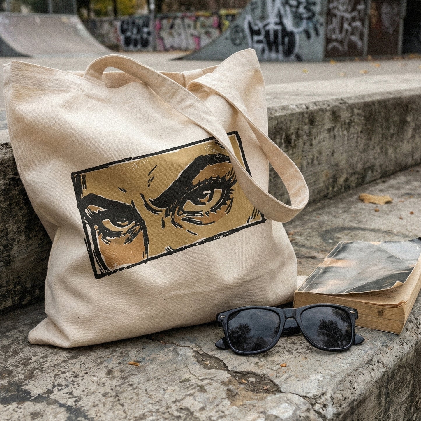 Intense Eyes PNG, Bold Eyebrow Graphic - 300 DPI Design for T-Shirt