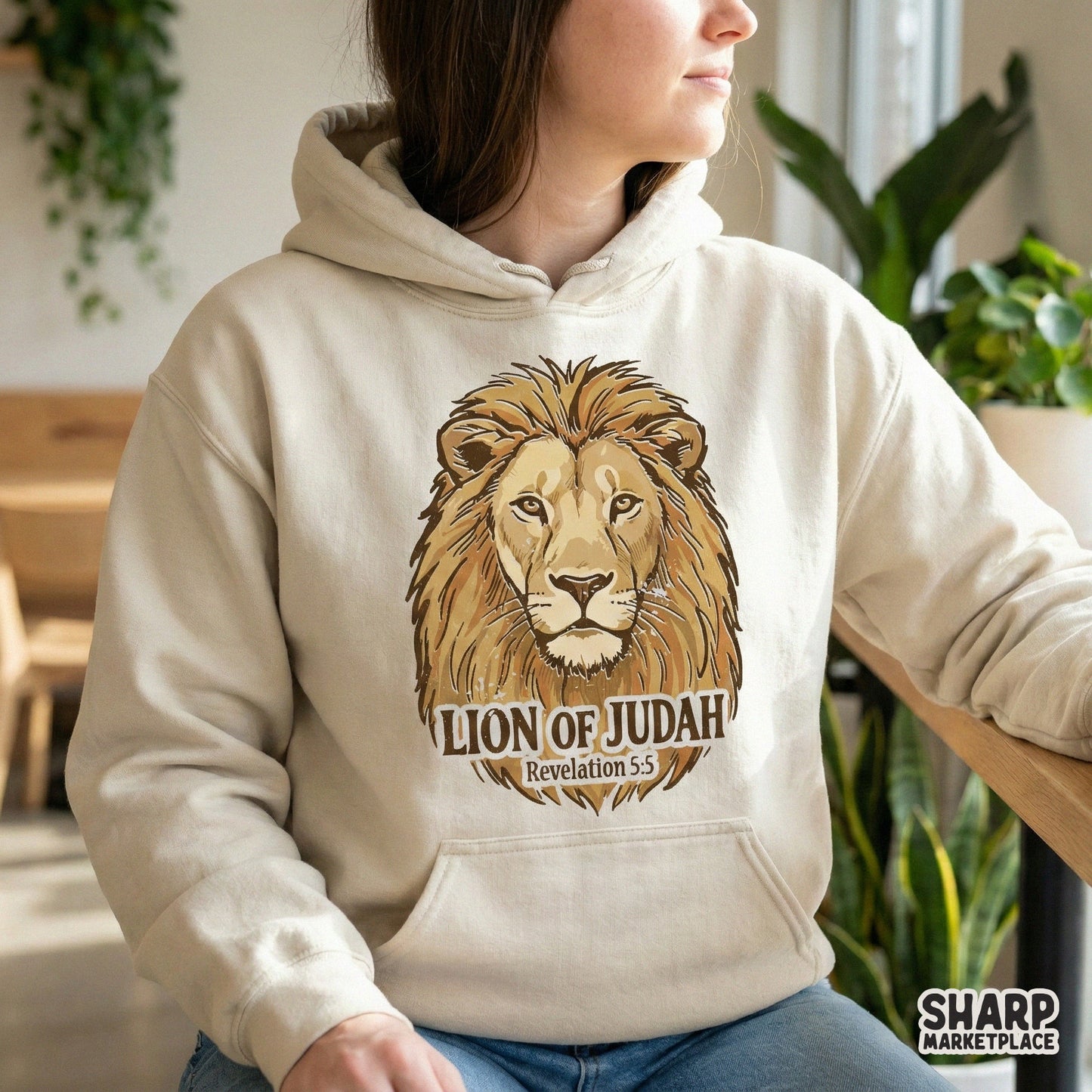 Lion Of Judah Revelation 5:5 PNG, Christian Shirt Design - 300 DPI Design