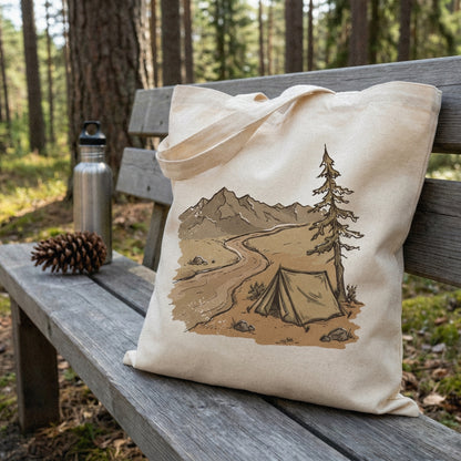 Camping In The Mountains PNG, Outdoor Adventure Shirt PNG - 300 DPI