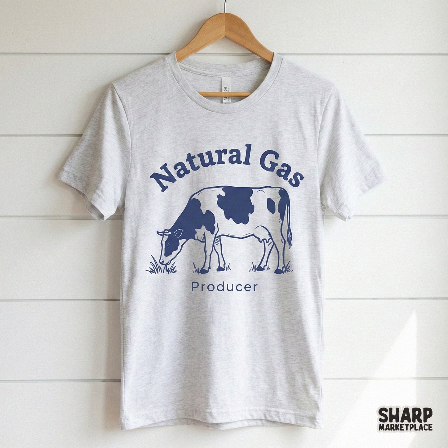 Natural Gas Producer PNG, Funny Cow PNG - 300 DPI Design for T-Shirt