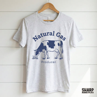 Natural Gas Producer PNG, Funny Cow PNG - 300 DPI Design for T-Shirt