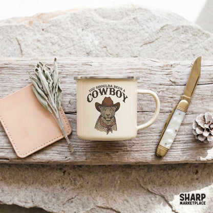 Vintage-inspired prairie boss graphic featuring a leopard wearing western gear, suitable for high-quality DTF transfers, wall art, or custom gifts.