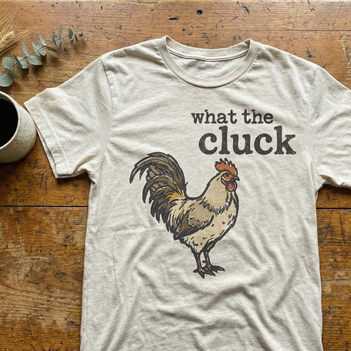 What The Cluck PNG, Funny Chicken Shirt - 300 DPI Design for T-Shirt
