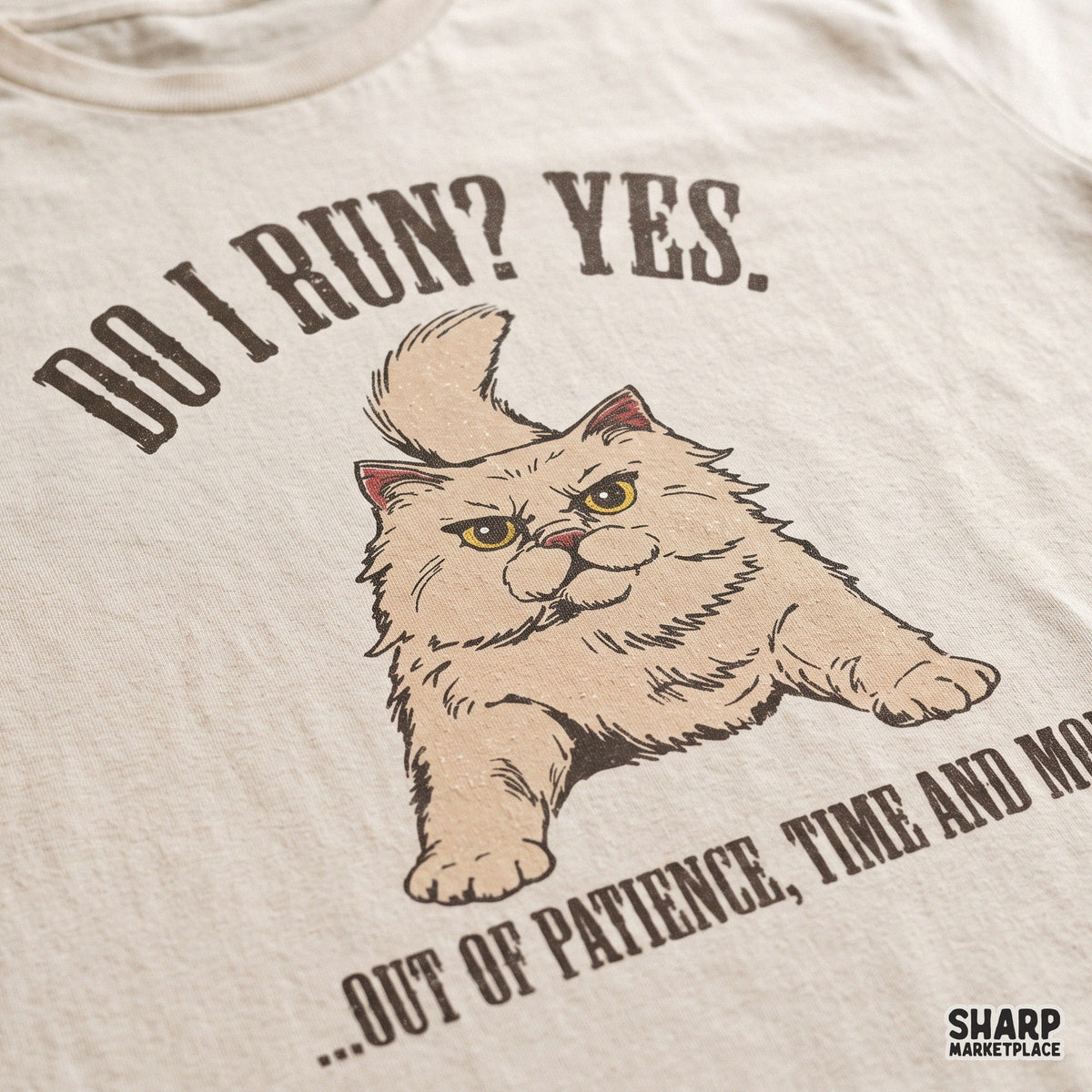 Do I Run? Yes. Out of Patience, Time and Money PNG, Funny