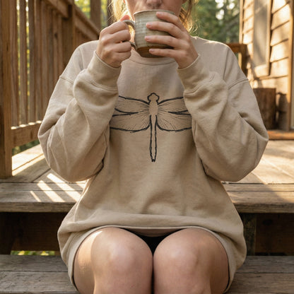 Dragonfly PNG Line Art, Minimalist Insect Digital Design - 300 DPI Design