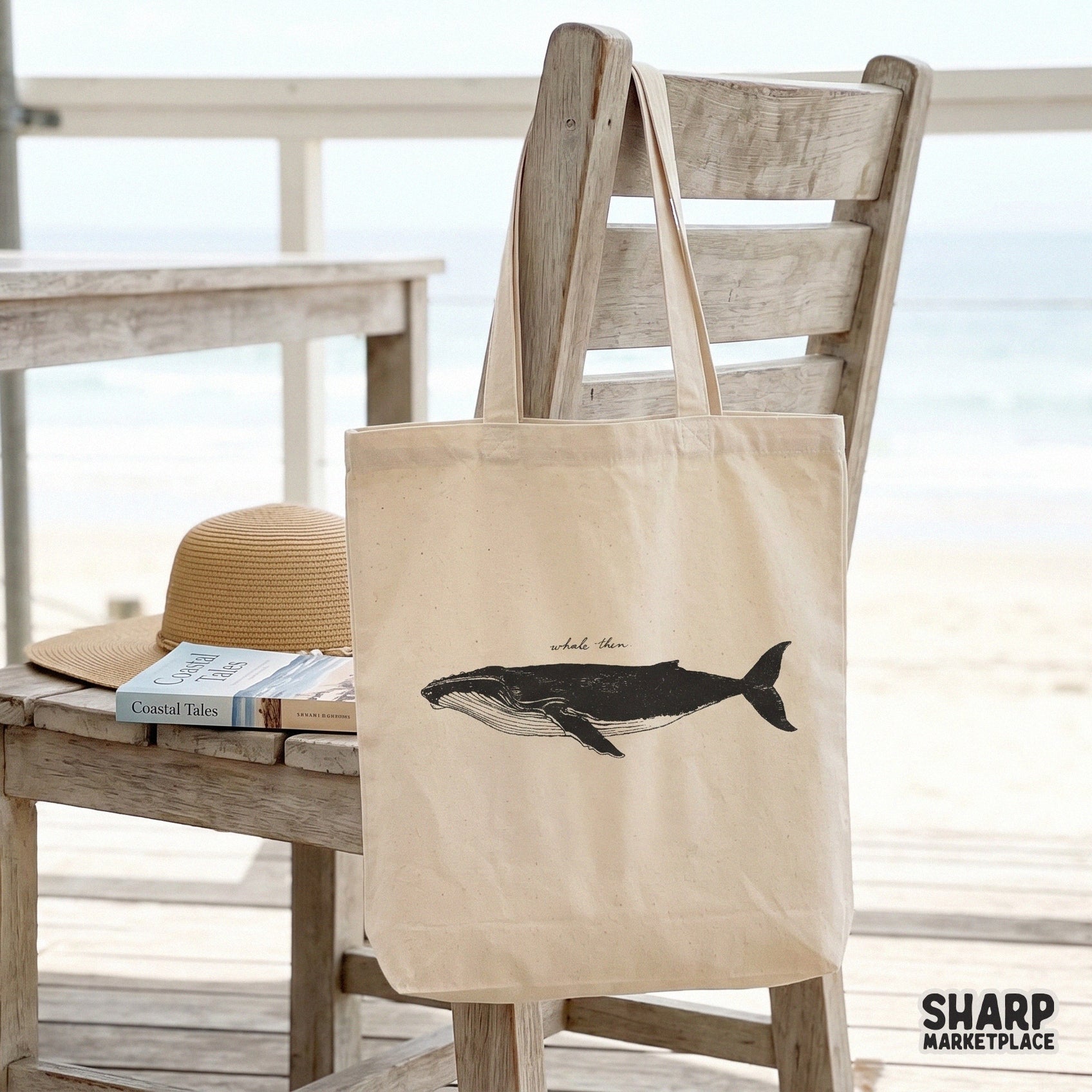 Whale Then funny animal pun PNG for sarcastic minimalist ocean meme t-shirts and beach sublimation apparel design