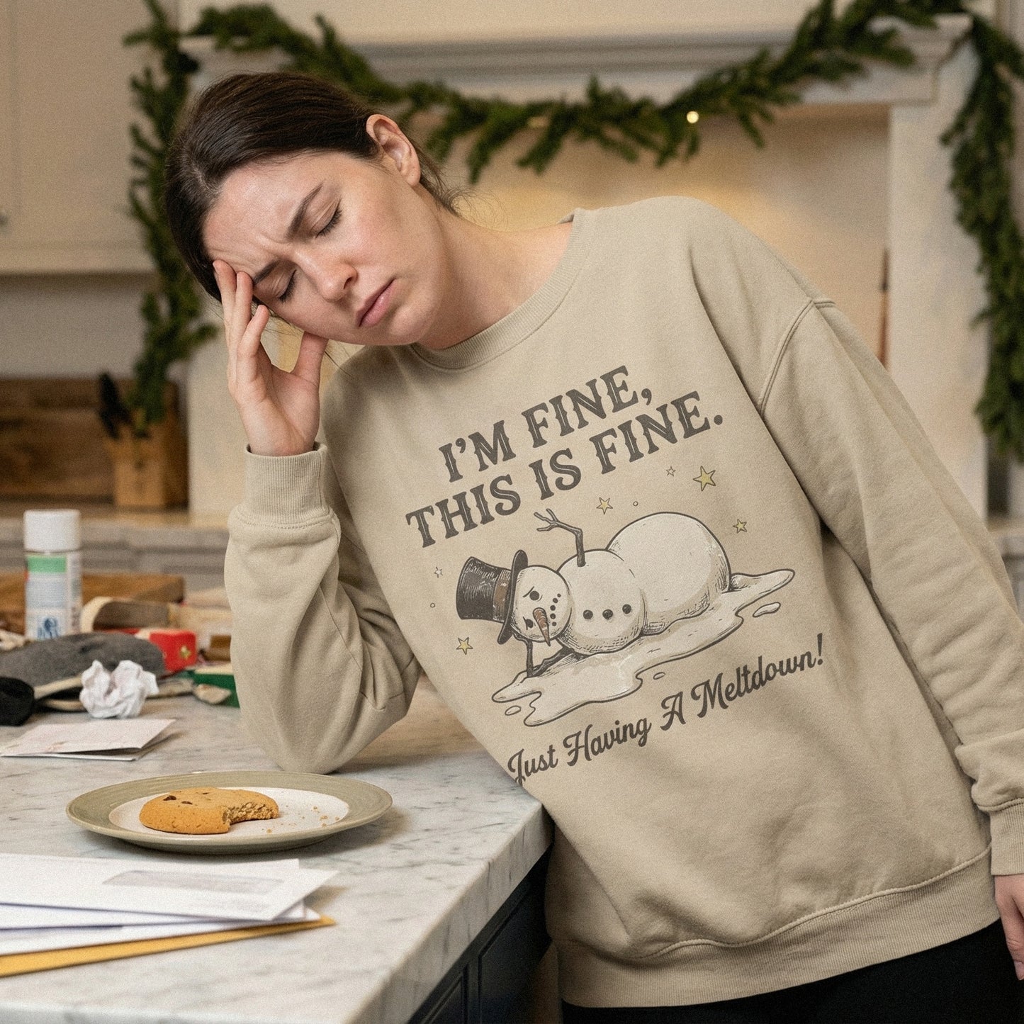 I’m Fine This Is Fine PNG, Just Having A Meltdown - 300 DPI Design for