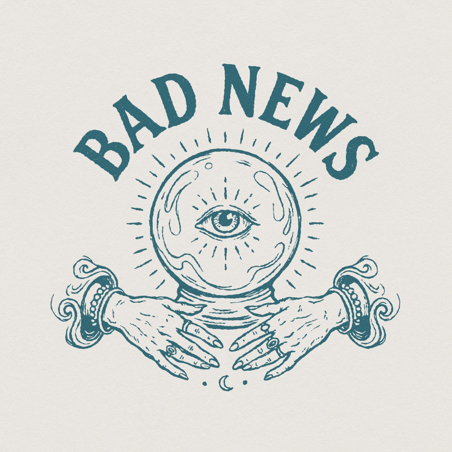 Bad News PNG, Mystical Fortune Teller Shirt - 300 DPI Design for T-Shirt