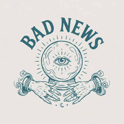 Bad News PNG, Mystical Fortune Teller Shirt - 300 DPI Design for T-Shirt