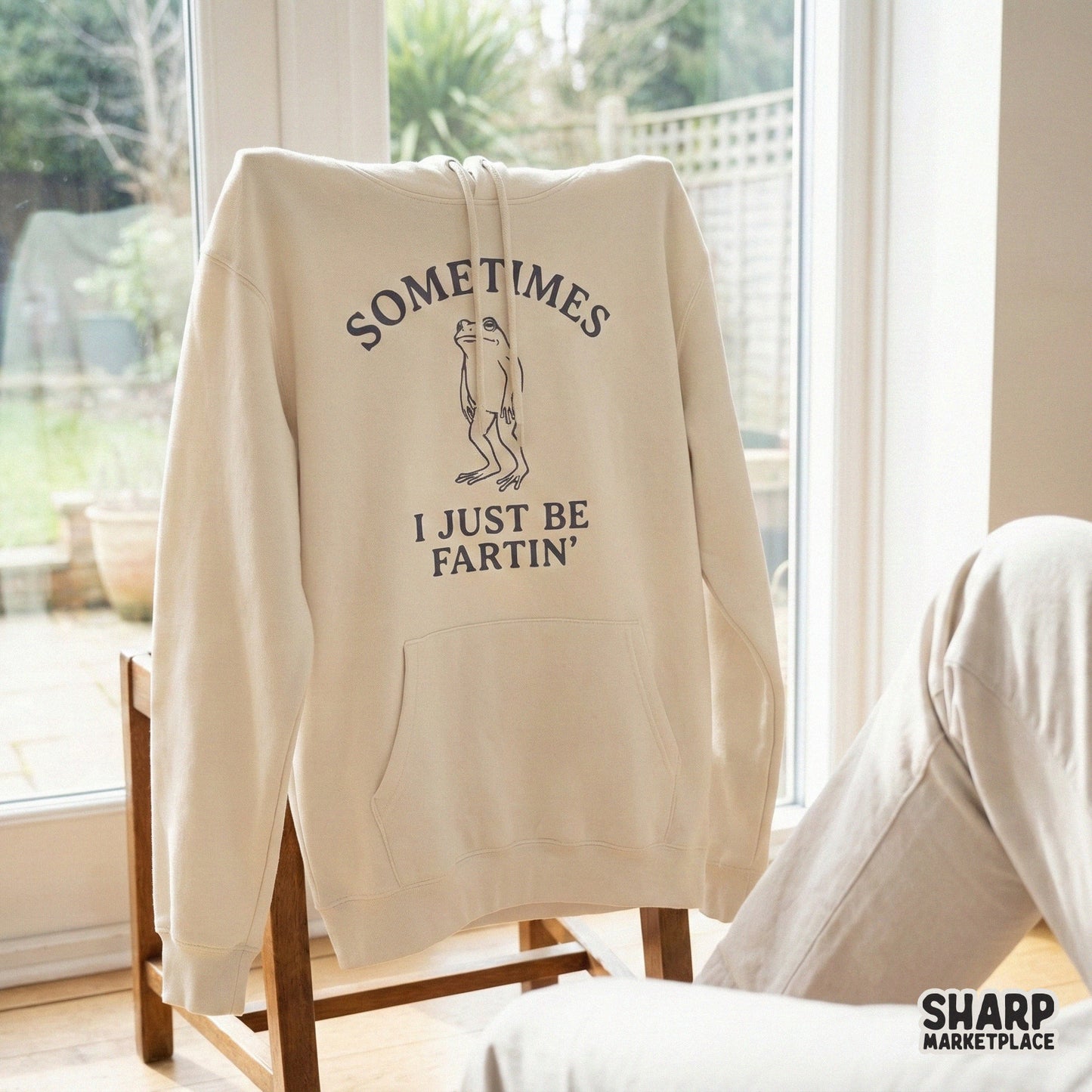 Sometimes I Just Be Fartin’ PNG, Funny Frog Shirt - 300 DPI Design for