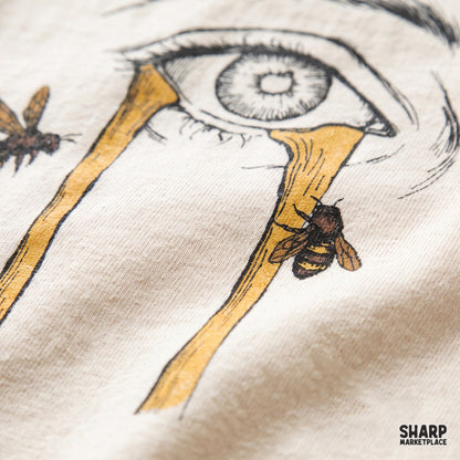 Botanical Weeping Eye Honey Tears And Bumblebees, Vintage