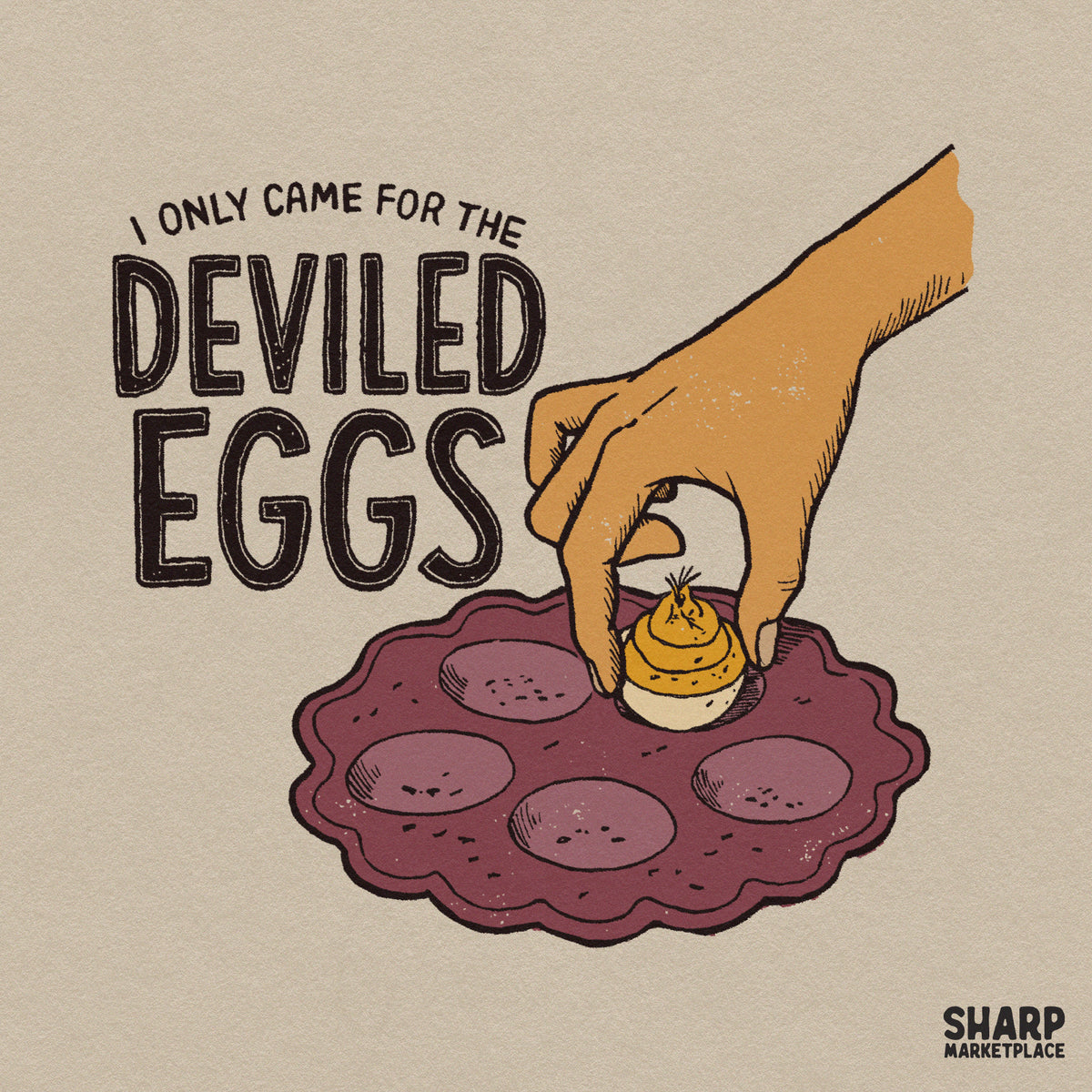 I Only Came for the Deviled Eggs Easter PNG, Trendy