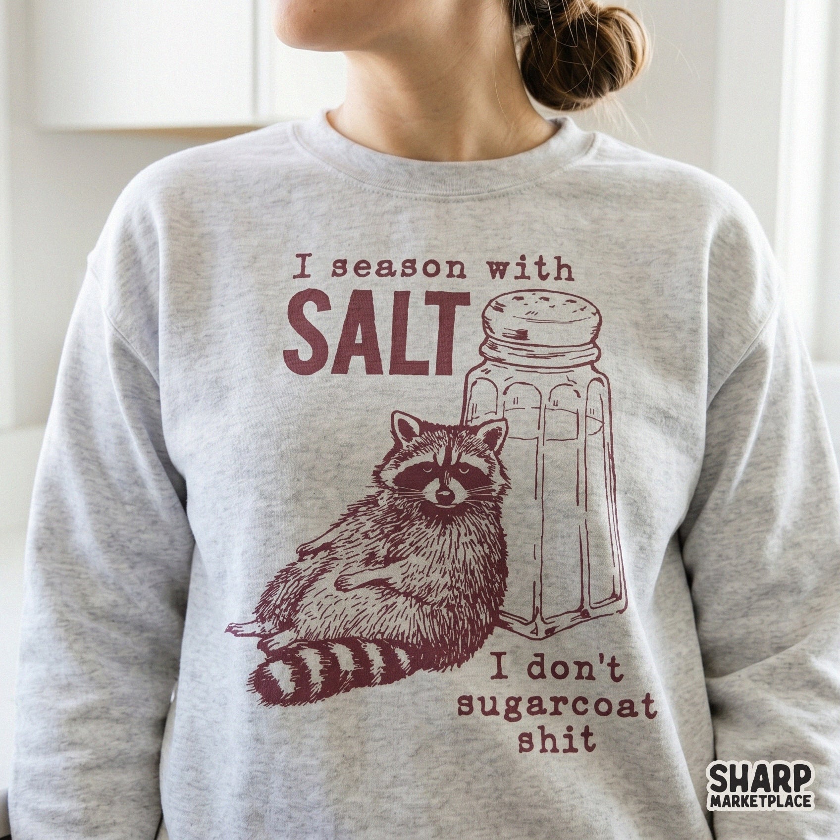 Funny sarcastic raccoon design with snarky trash panda text for sublimation and t-shirts