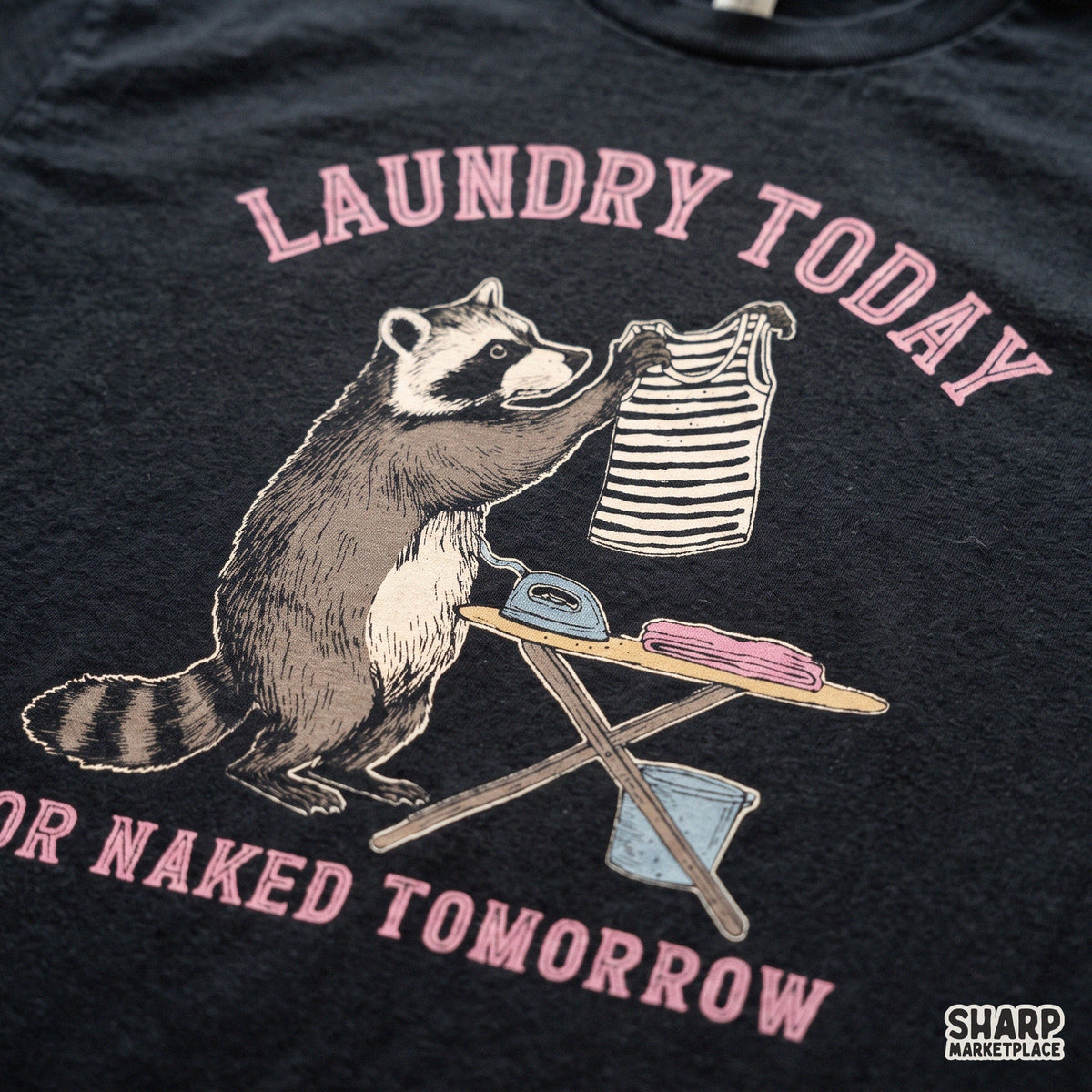 Laundry Today Or Naked Tomorrow Sublimation PNG, Funny