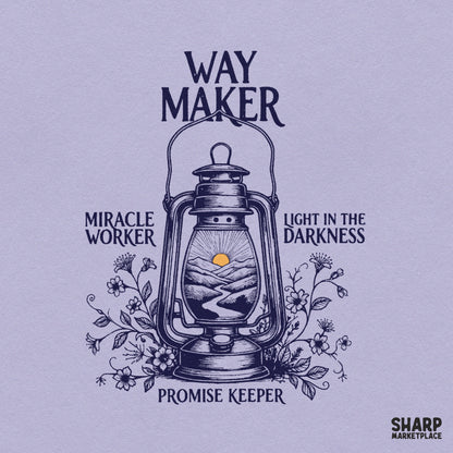 Way Maker Christian Png, Miracle Worker Shirt Png, Lantern