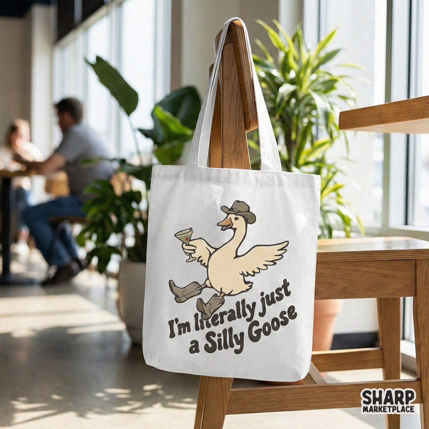 I'm Literally Just a Silly Goose PNG, Funny Goose Digital Download - 300