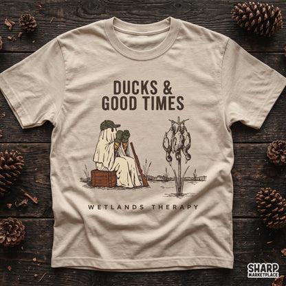 Ducks & Good Times Wetlands Therapy Fall PNG, Trendy Ghost