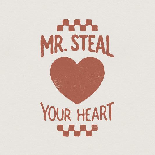 Mr. Steal Your Heart PNG, Valentine Shirt Design - 300 DPI Design for