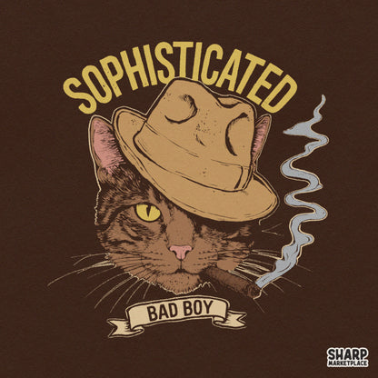 Sophisticated Bad Boy Funny PNG Shirt, Thug Life Mobster
