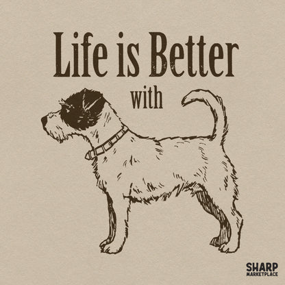Retro style terrier pet lover graphic and dog mom png design for sublimation t-shirts
