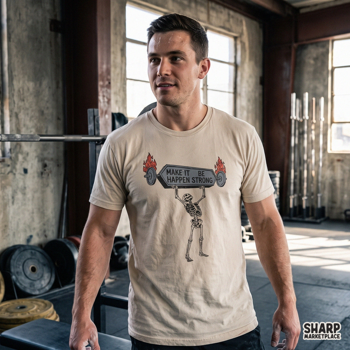 Make It Happen Be Strong Shirt PNG, Funny Sublimation