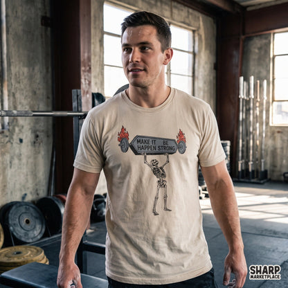 Make It Happen Be Strong Shirt PNG, Funny Sublimation