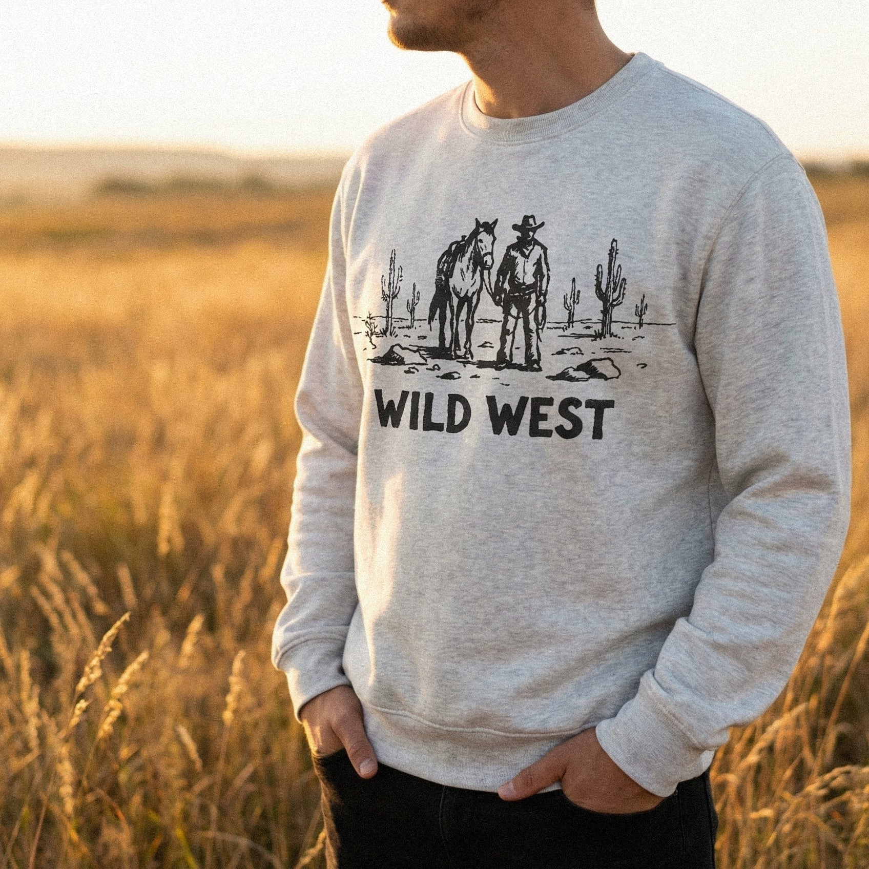 Wild West PNG, Vintage Western Shirt Design - 300 DPI Design for T-Shirt