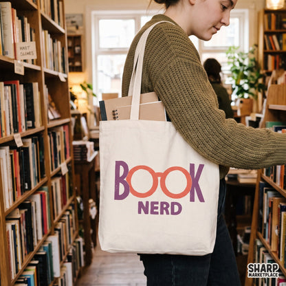 Retro book nerd reading glasses digital PNG design for trendy teacher shirts, bookmarks, and sublimation crafts