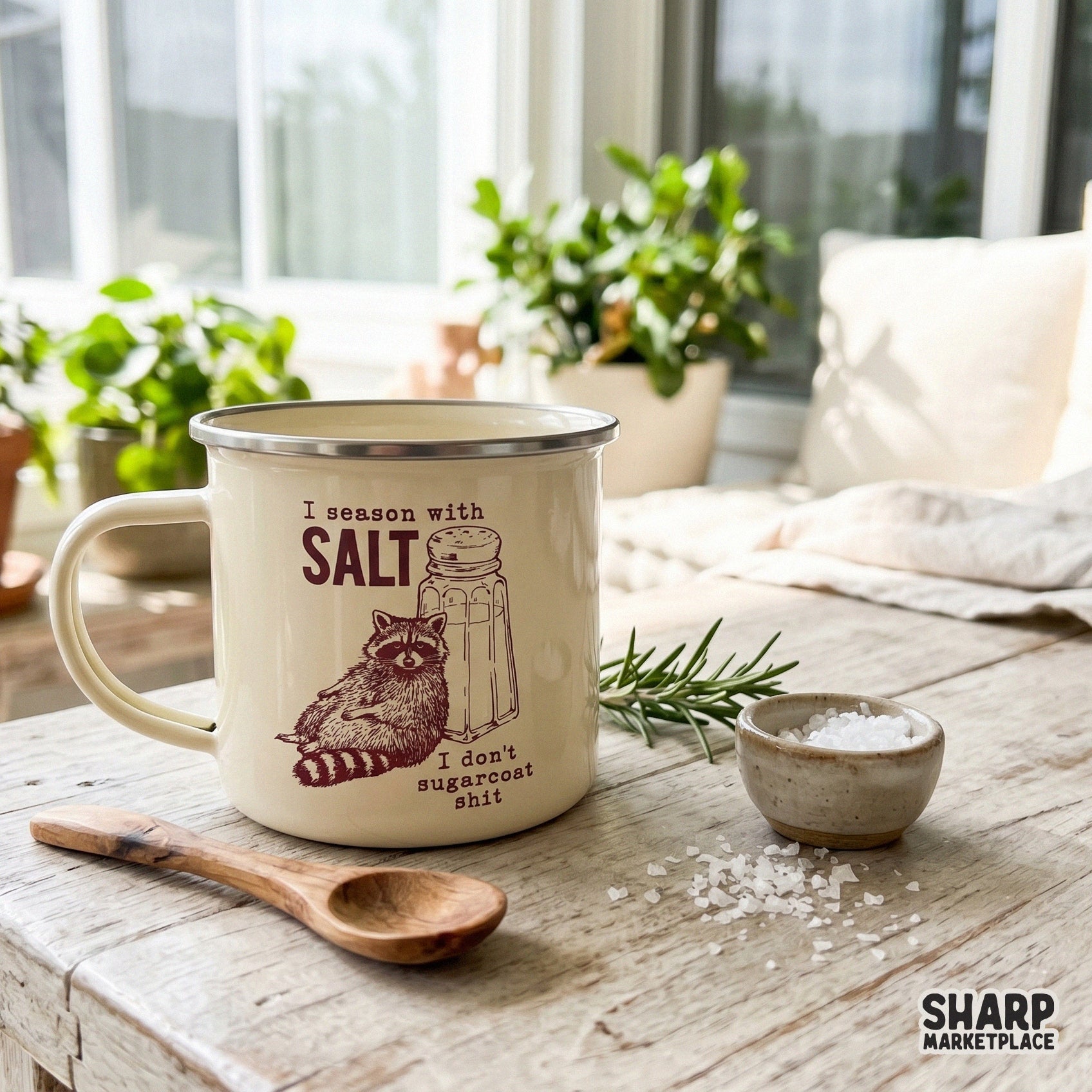 Funny sarcastic raccoon animal meme sublimation graphic for snarky trash panda t-shirts and apparel
