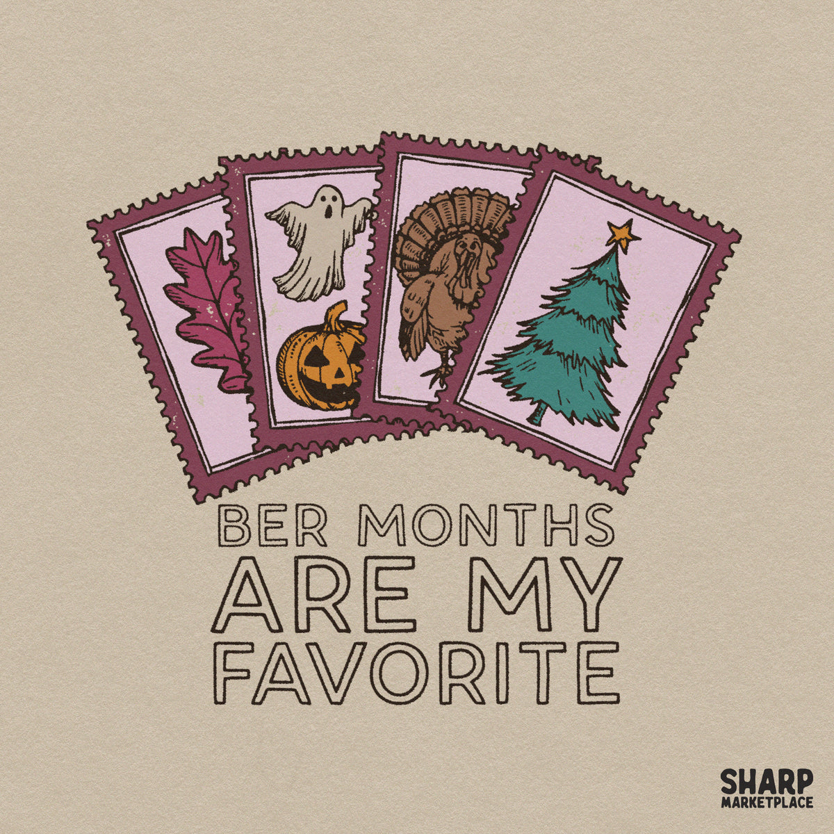 Ber Months Are My Favorite Fall PNG, Festive Autumn