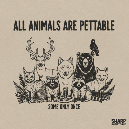 Funny forest bear and raccoon graphic with sarcastic quote for wildlife sublimation PNG shirts