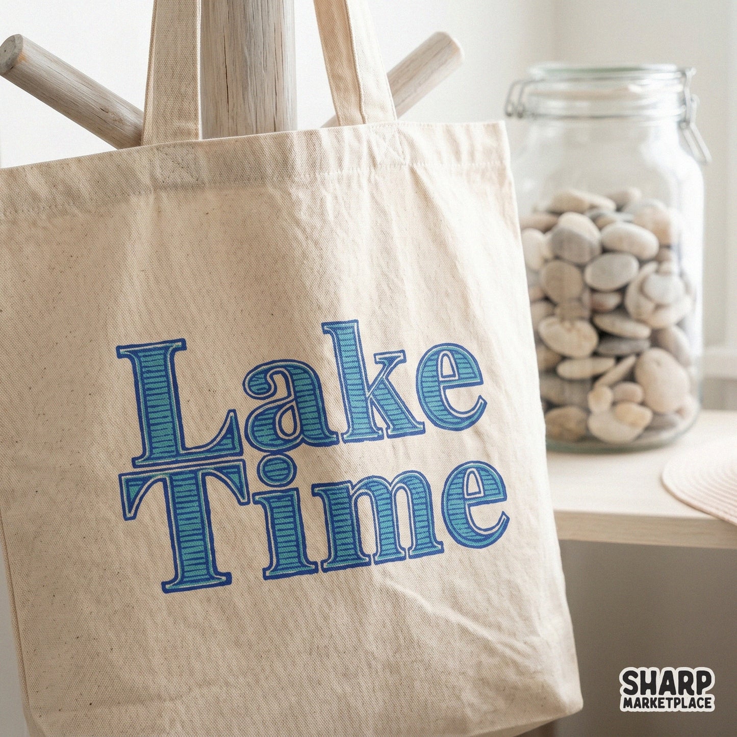 Retro Lake Time PNG with summer striped letters for vintage beach life shirts and cabin decor sublimation designs
