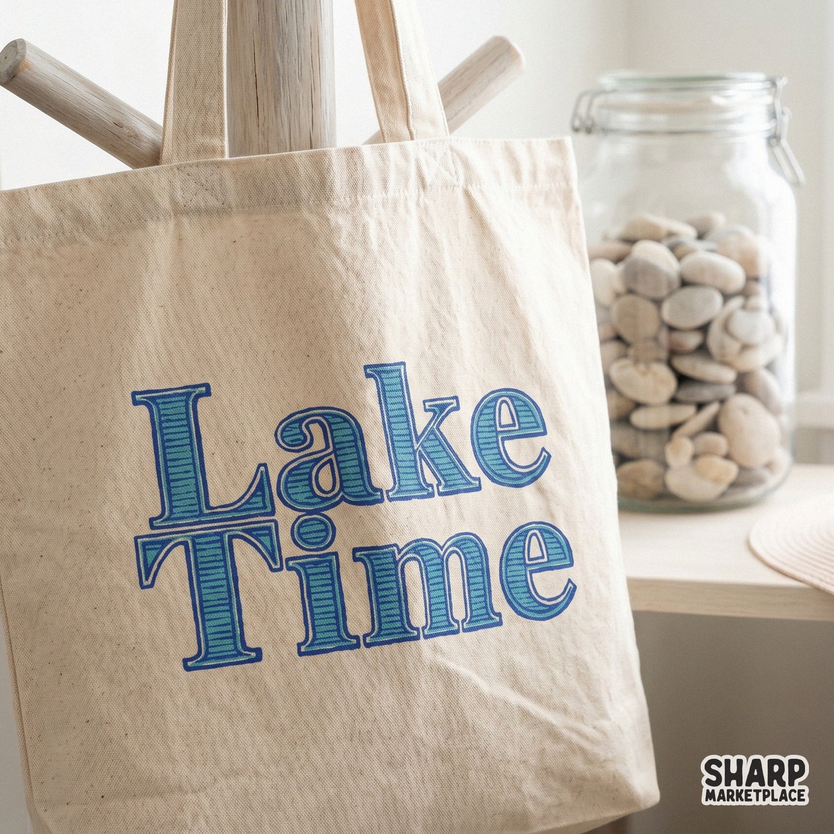 Retro Lake Time PNG with summer striped letters for vintage beach life shirts and cabin decor sublimation designs