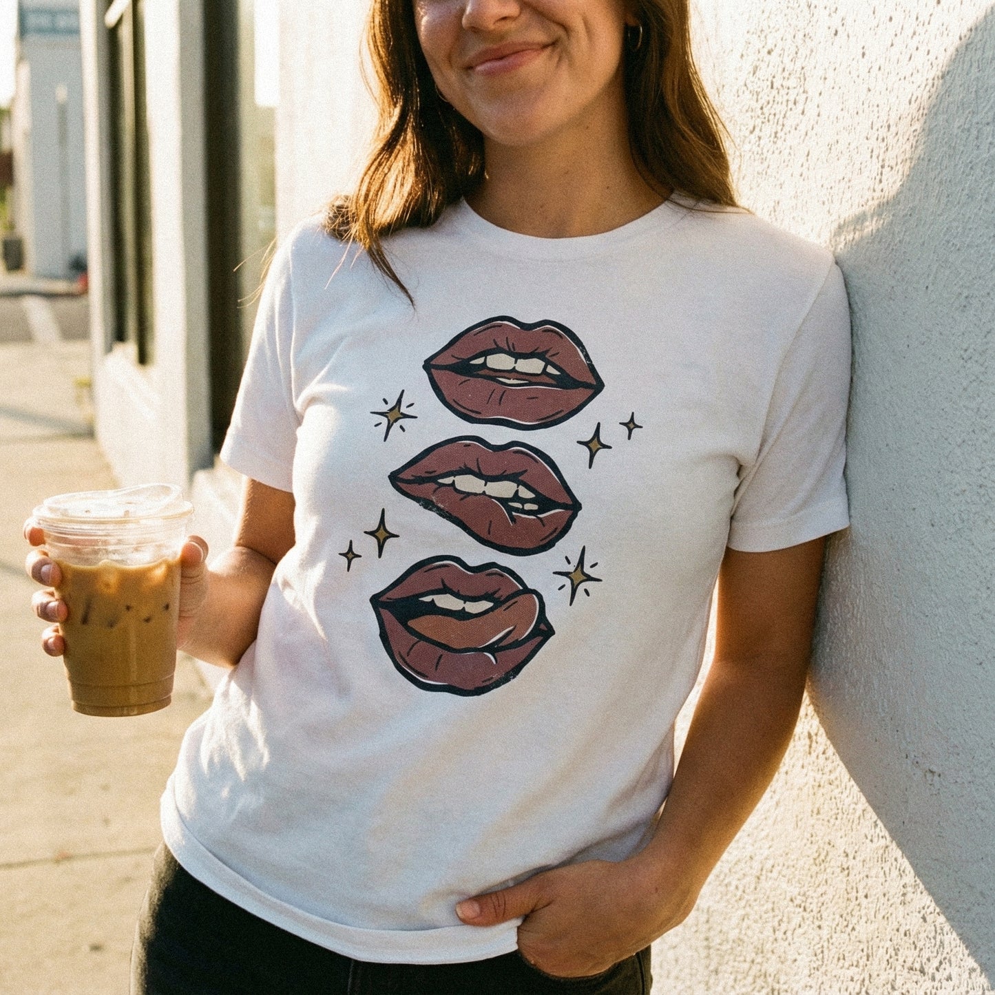 Bite Me PNG, Sexy Lips Clipart - 300 DPI Design for T-Shirt