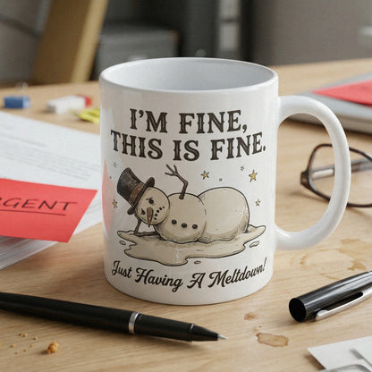 I’m Fine This Is Fine PNG, Just Having A Meltdown - 300 DPI Design for