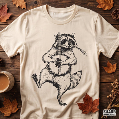 Dancing Raccoon Playing The Banjo Western PNG, Bluegrass